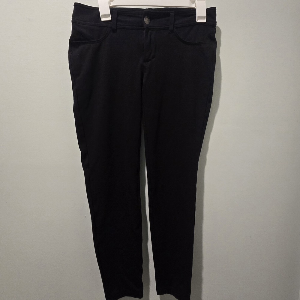 Seven7‎ Womens Black Skinny Fit Pants Size 6 Stretchy Comfortable